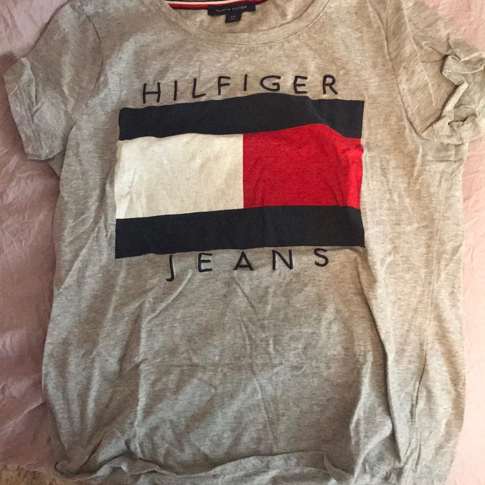 Gray Tommy Hilfiger T-Shirt